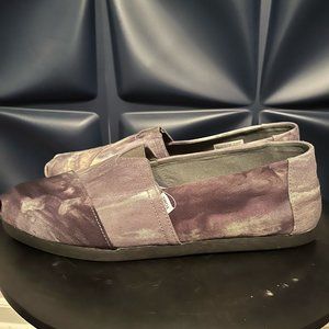NWT Vintage Women's TOMS Seasonal Classic ALPARGATA Color:Forged Iron Synthetic